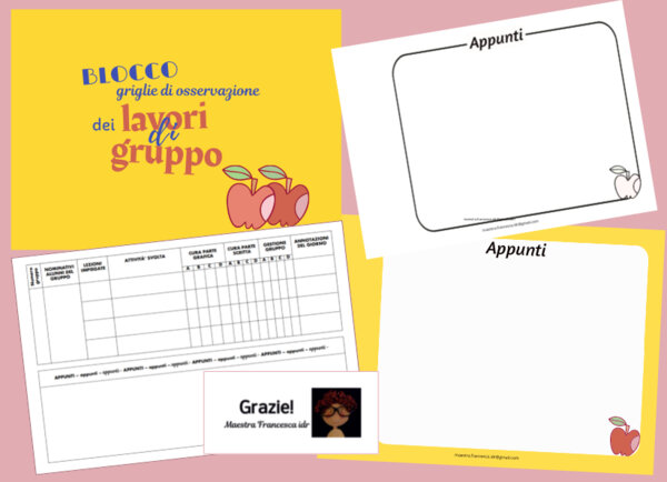 Blocco per l'osservazione dei lavori di gruppo KIT