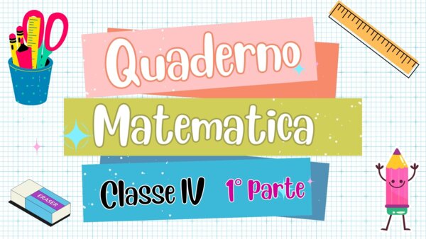 QUADERNO DI MATEMATICA classe IV - 1° PARTE - teoria e tanti esercizi svolti -