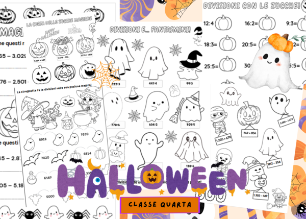 Schede Mostruose di Halloween – Classe Quarta 👻 MAESTRA PIERA