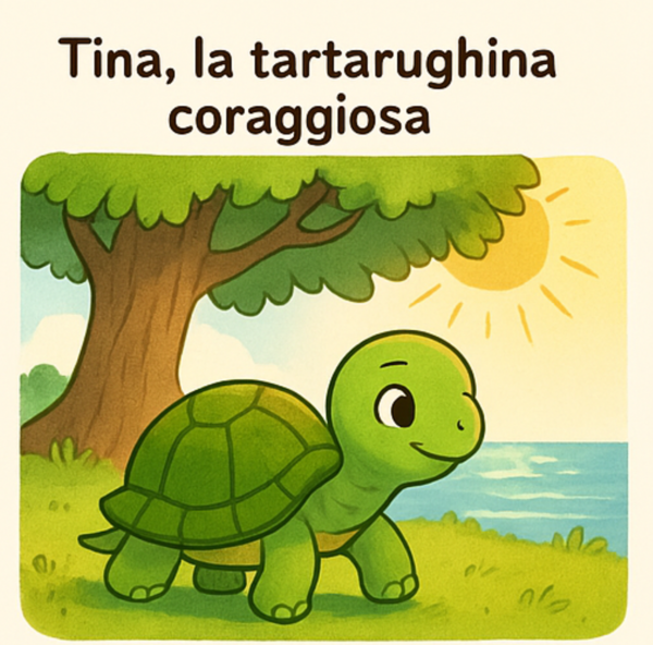 TINA , LA TARTARUGHINA CORAGGIOSA