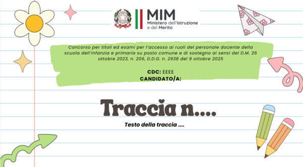 CONCORSO PNRR3 - scheletro Lezione simulata