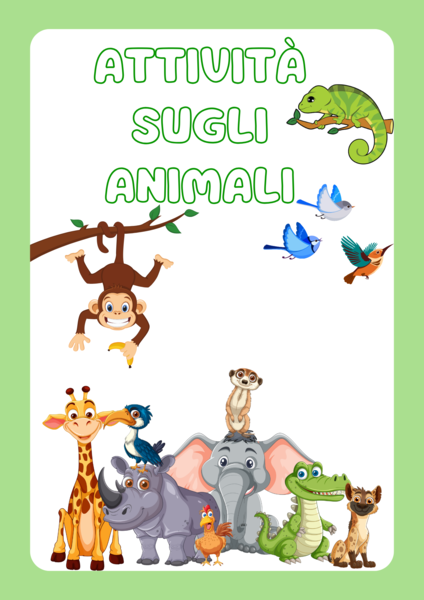 Attività sugli animali: giochi vari e conteggio