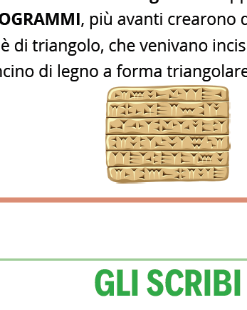 SCRITTURA CUNEIFORME E SCRIBI