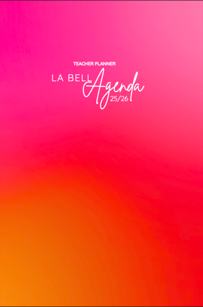 La BellAgenda 2025/2026 - Teacher Planner (Fucsia)