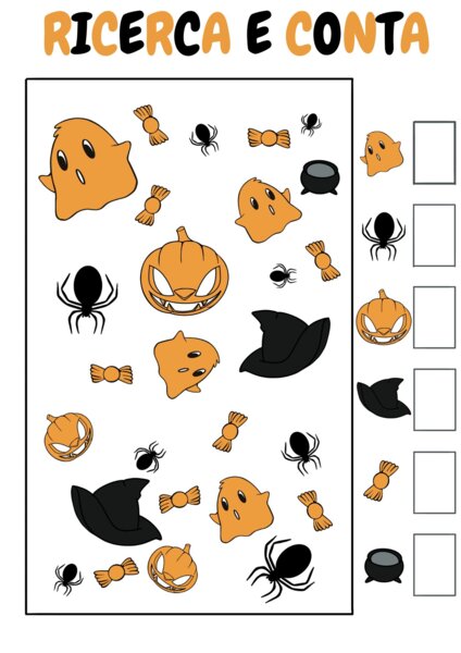 Ricerca e Conta - Halloween