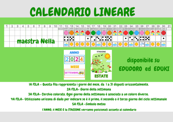 CALENDARIO LINEARE