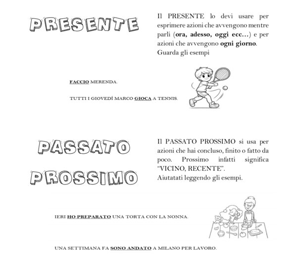 IL MODO INDICATIVO - SCHEMA GUIDA DI APPROFONDIMENTO