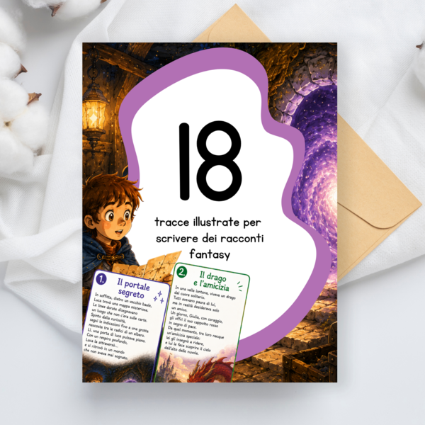 Racconto Fantasy - 18 tracce illustrate