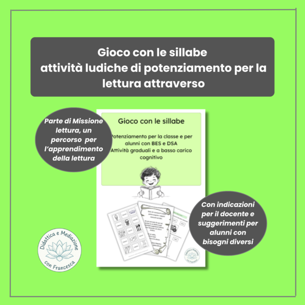 Giochi Didattici di Lettura: Memory, Domino e Messaggi Segreti | Didattica Inclusiva (Modulo C)