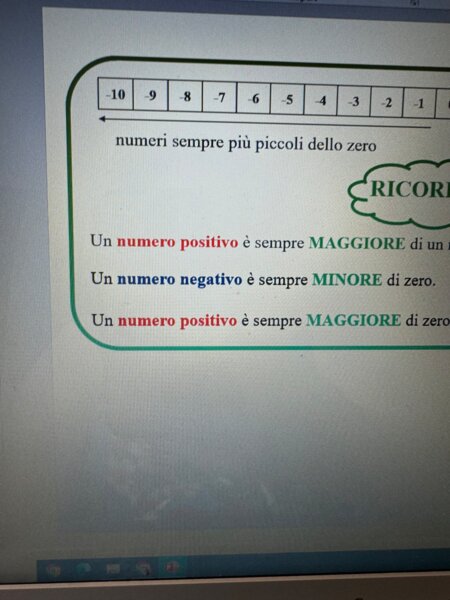 Strumento NUMERI RELATIVI