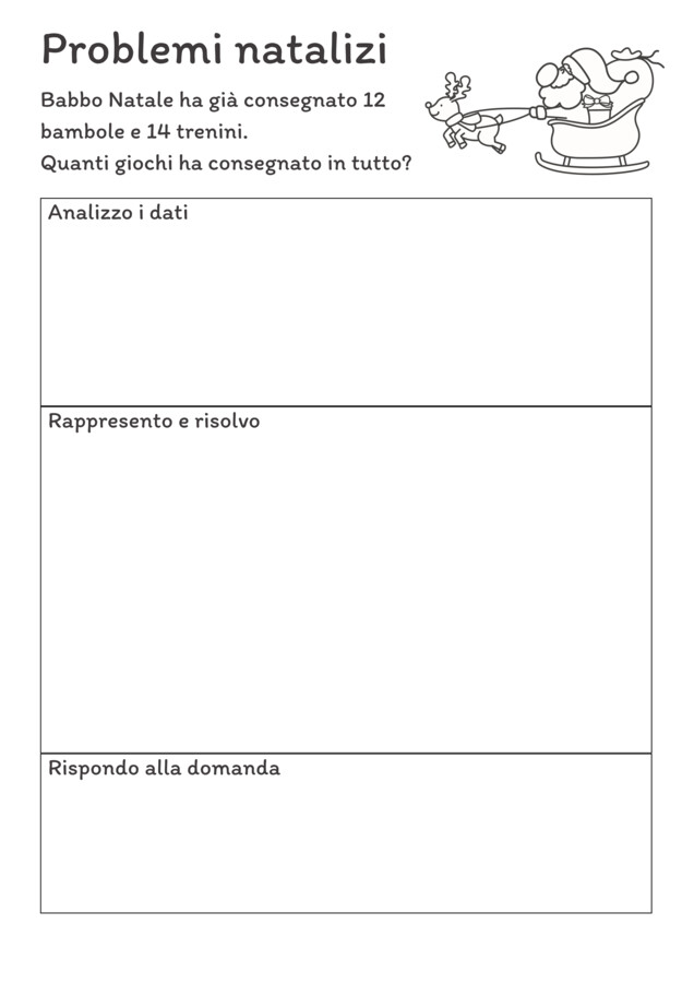 Il quadernino delle attività invernali di matematica classe seconda