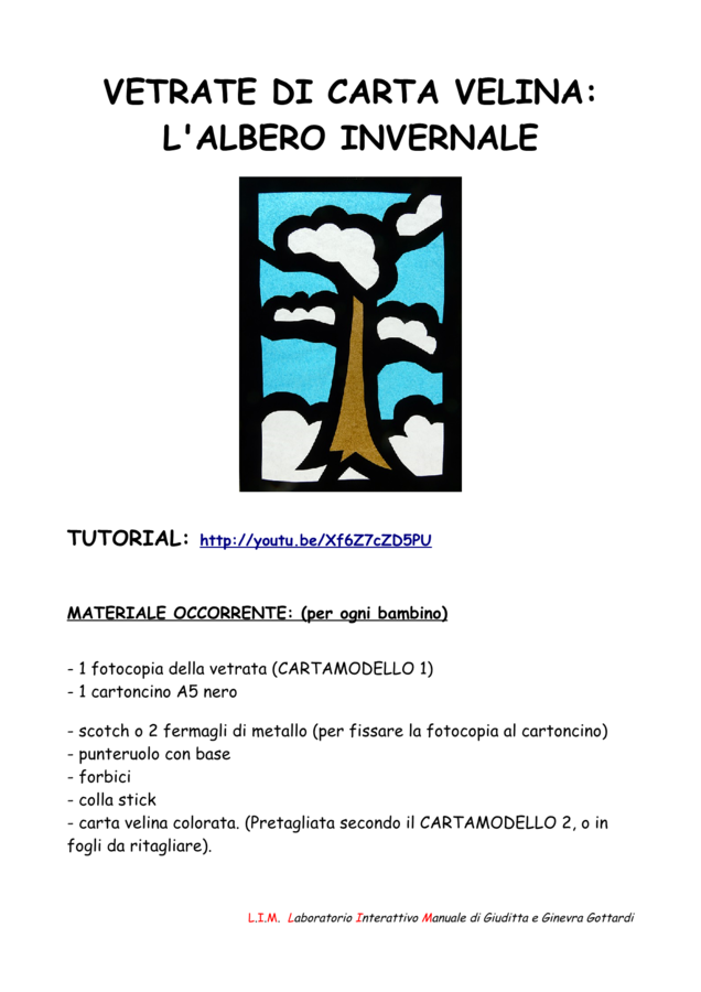Vetrate albero quattro stagioni