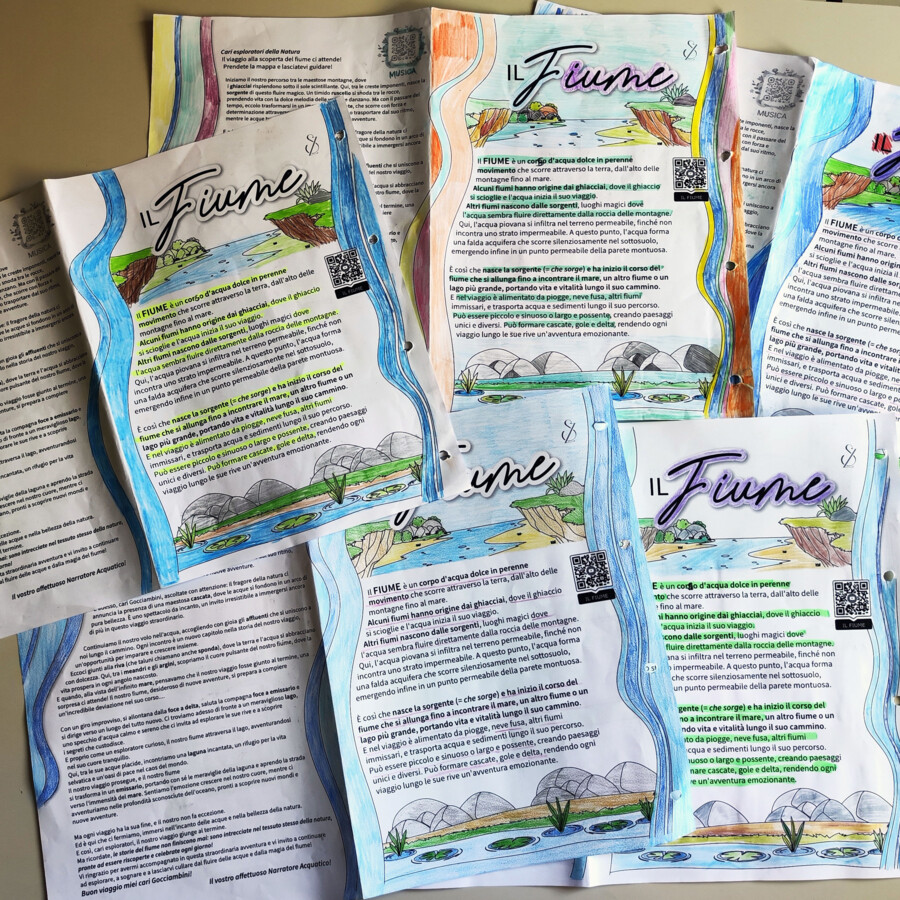 Monografia "VIAGGIO NEL FIUME" - Progetto Completo