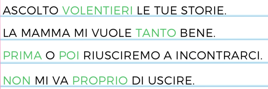 GLI AVVERBI