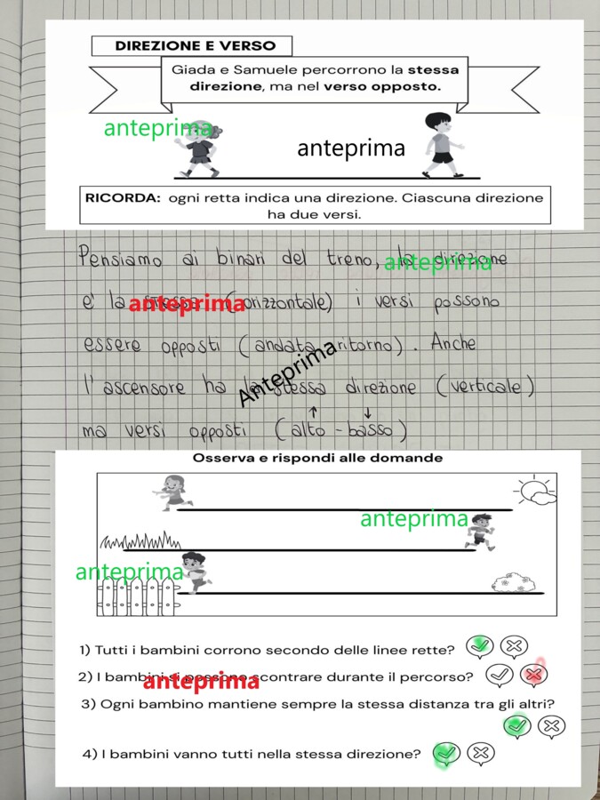 Quaderno GEOMETRIA classe terza PRIMA PARTE