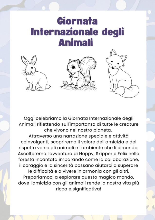 Giornata Internazionale degli Animali