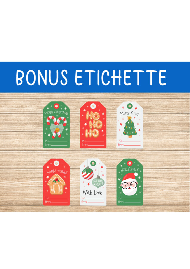 🎁 Scatole di Natale da ritagliare – Guanto, Abete e Slitta