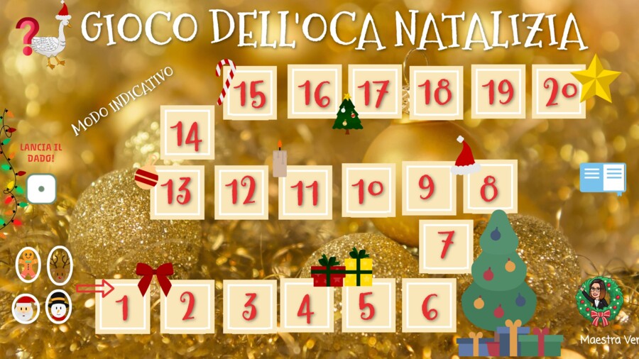 GIOCO DELL'OCA NATALIZIO