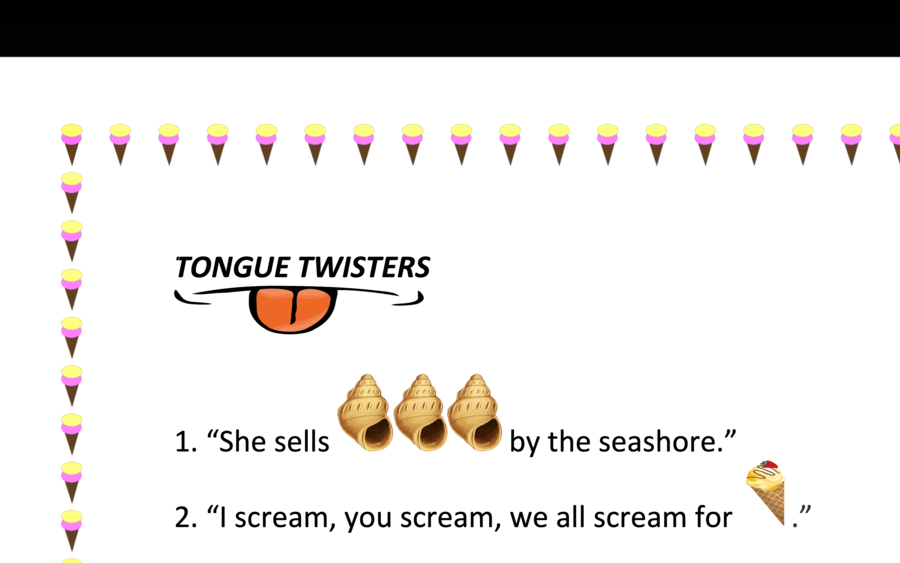 10 scioglilingua/ tongue twisters - exercise + key