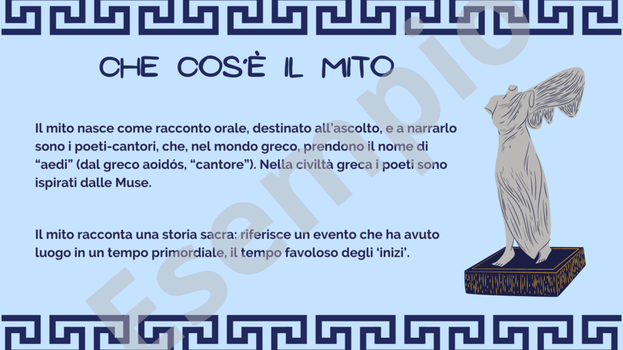 Il mito Greco - Le caratteristiche
