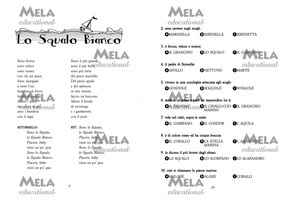 Pallina e gli amici del mare - libro con canzoni