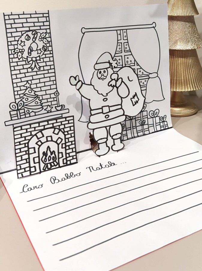 Letterina a Babbo Natale.. in formato POP UP!