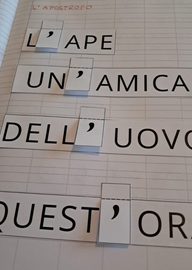 UNA IDEA PER LO APOSTROFO
