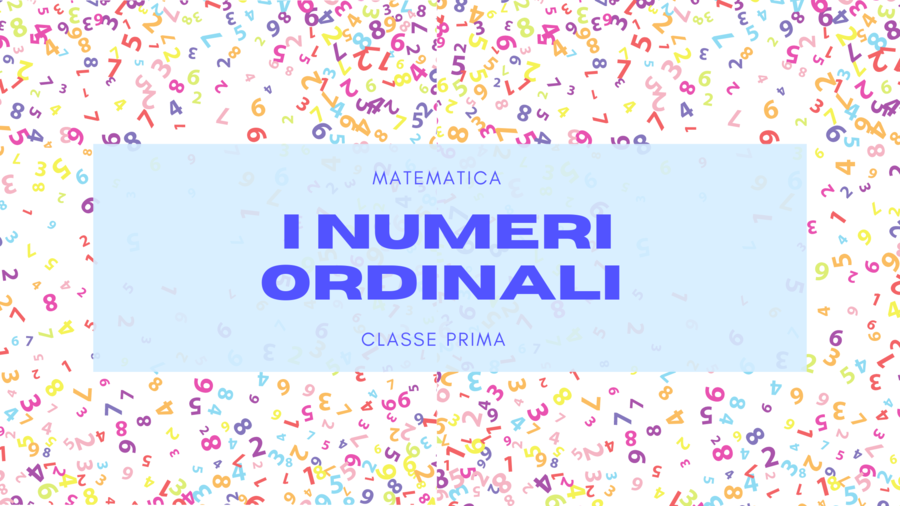 I numeri ordinali