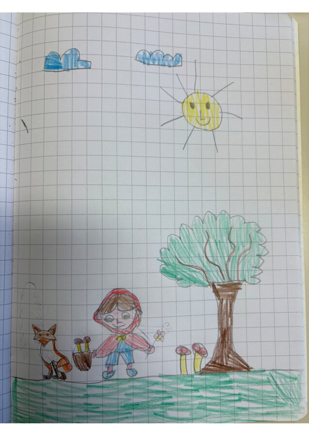 Matematica Classe Prima – Percezione della Quantità con Cappuccetto Rosso 🍄 | Schede PDF da Stampare