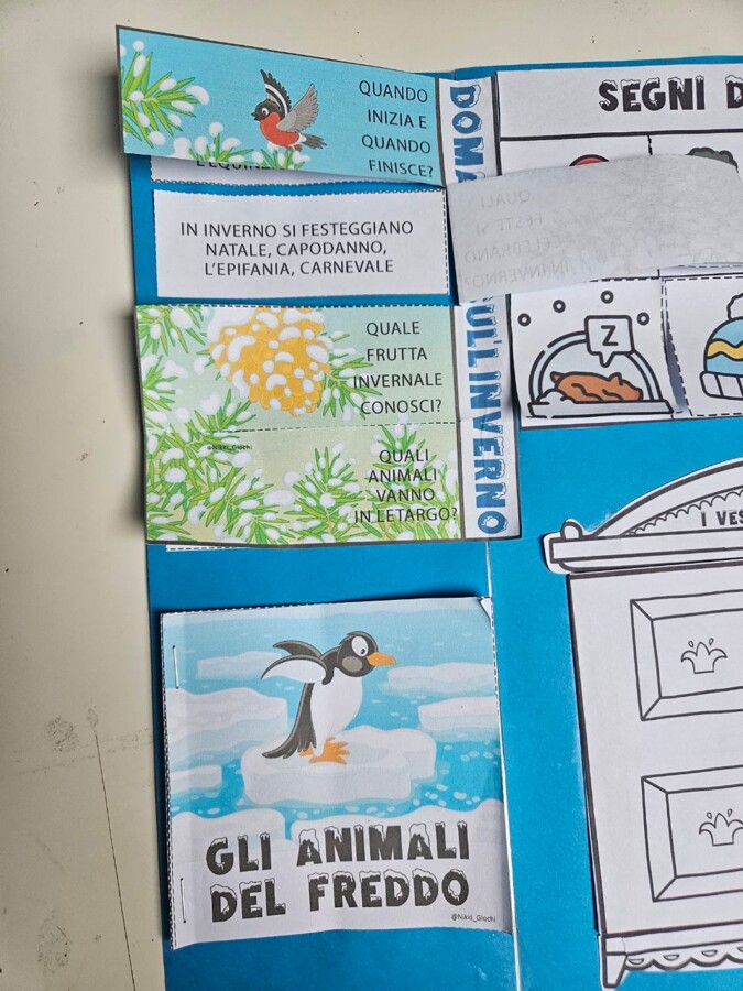 ❄️ Lapbook “È arrivato l’inverno”