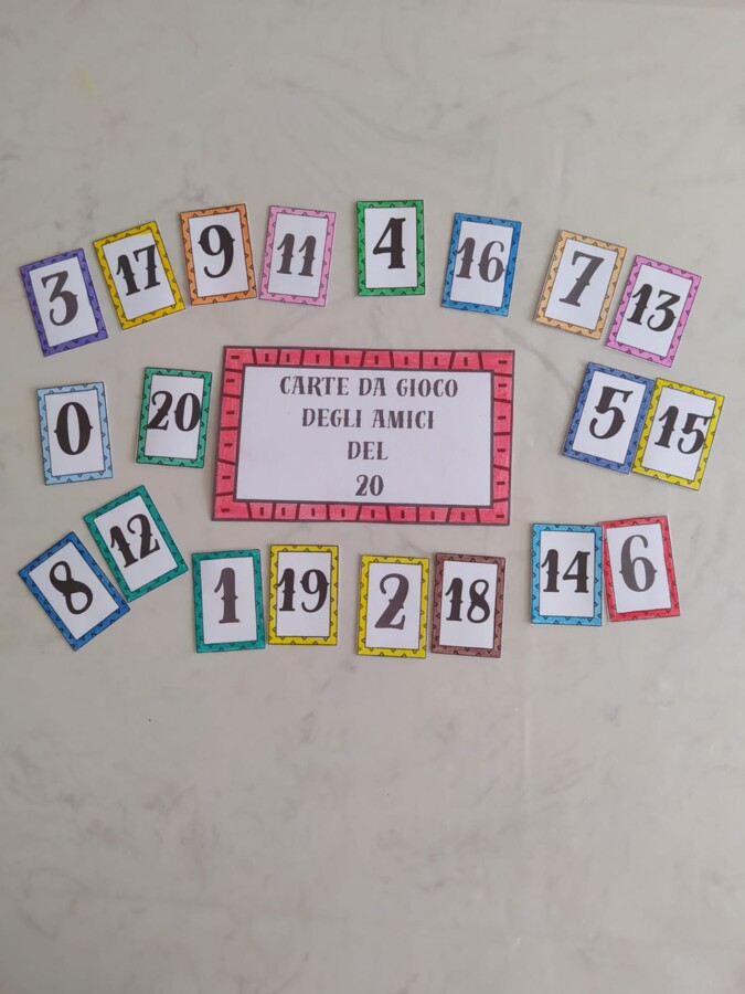 Carte da gioco amici del 20