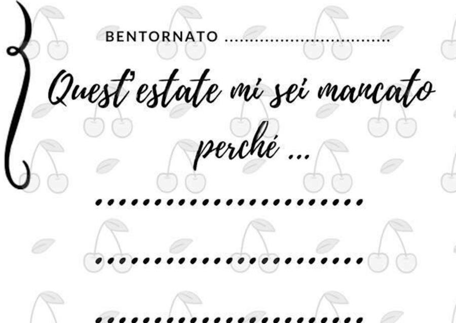 Back to school - Mi sei mancato