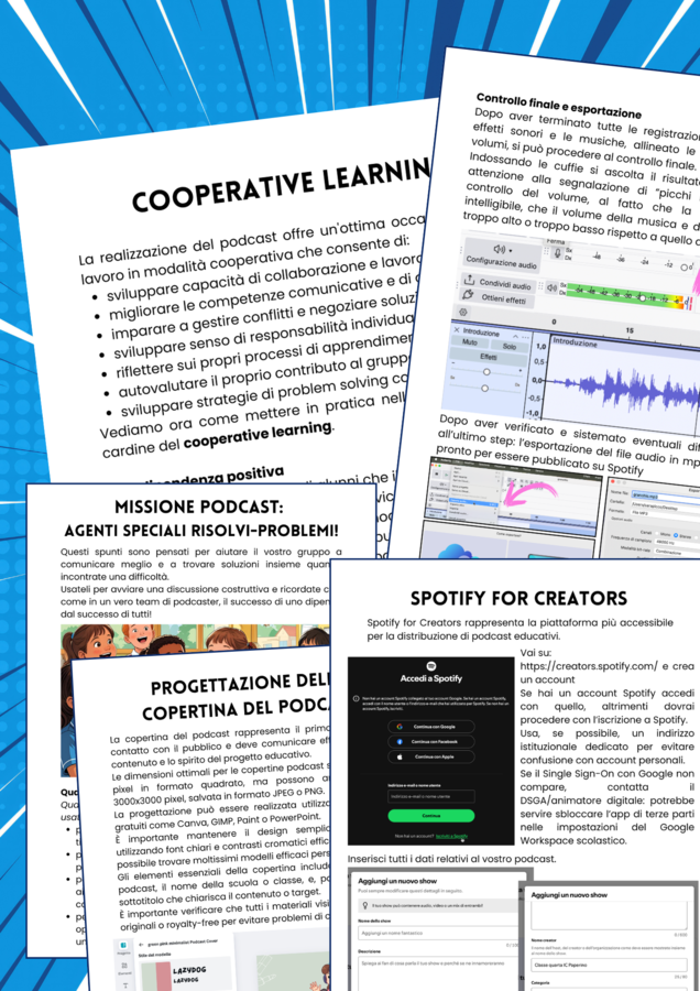 Realizzare un podcast a scuola con Audacity e Spotify: un percorso facile, pratico e pronto all'uso!