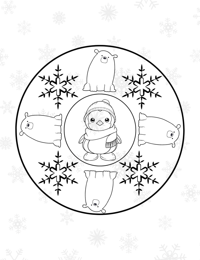 Piccoli Mandala invernali