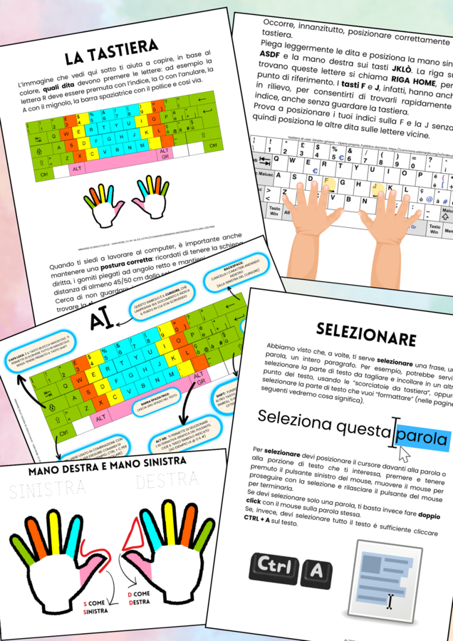 Attività di videoscrittura per la scuola primaria - Modulo 1: La tastiera