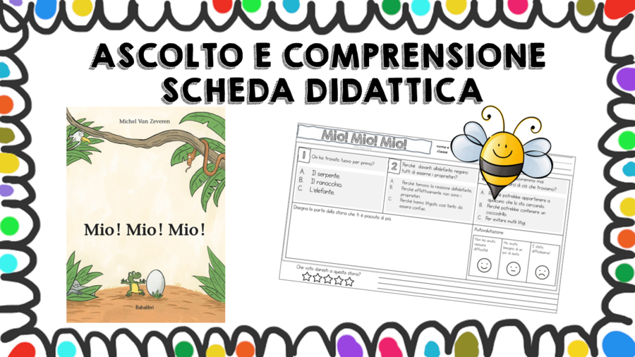 Mio! Mio! Mio! - scheda didattica comprensione