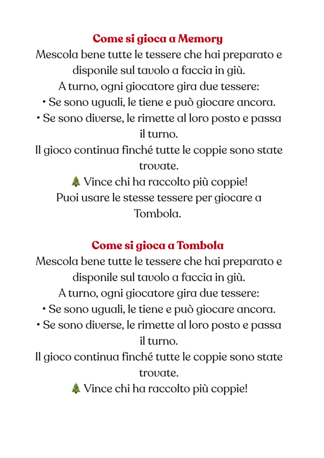 RACCOLTA “GIOCA, IMPARA, CREA E DIVERTITI CON IL NATALE