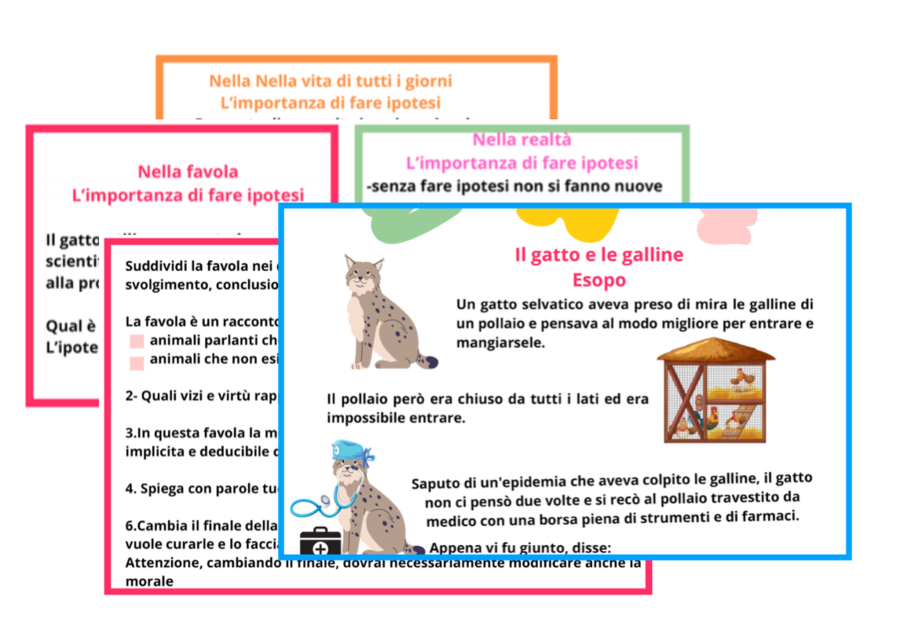 Il gatto e la gallina; Esopo