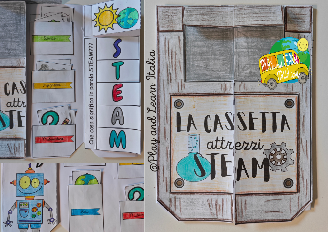 LAPBOOK "LA CASSETTA DEGLI ATTREZZI STEAM"