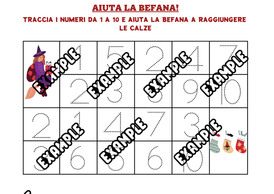 COMPITI DI NATALE DI MATEMATICA E TECNOLOGIA - 10 SCHEDE