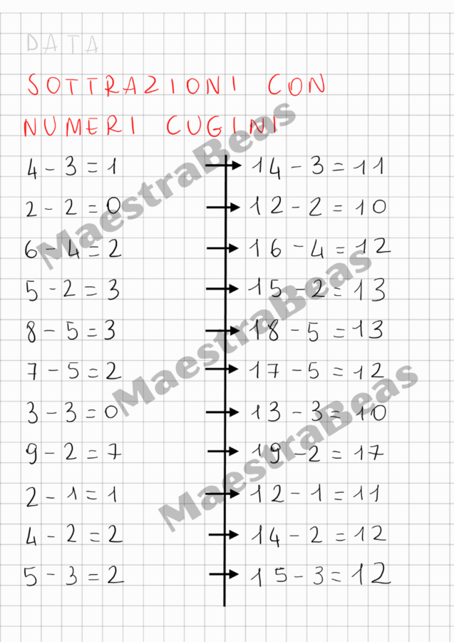 Quaderno di matematica classe prima (3)