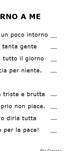 Il testo poetico – Lapbook teorico + attività didattiche