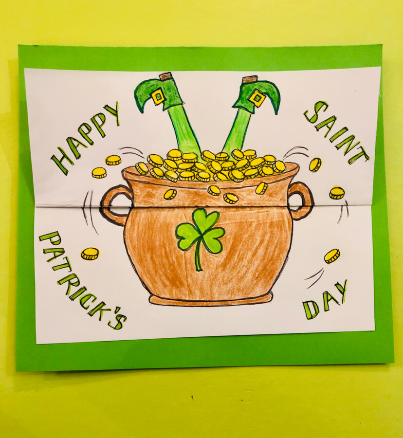 St. Patrick's Day Folding Surprise