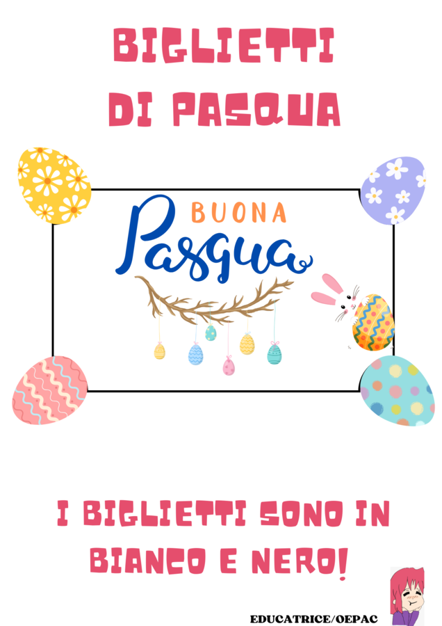 biglietti di Pasqua