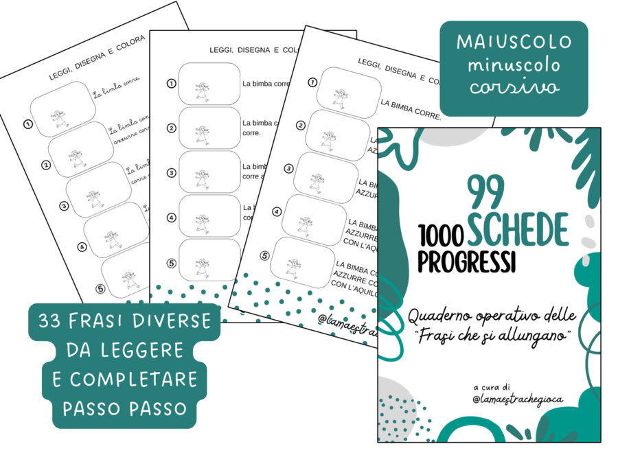 FRASI CHE SI ALLUNGANO – 99 schede per allenare lettura e comprensione