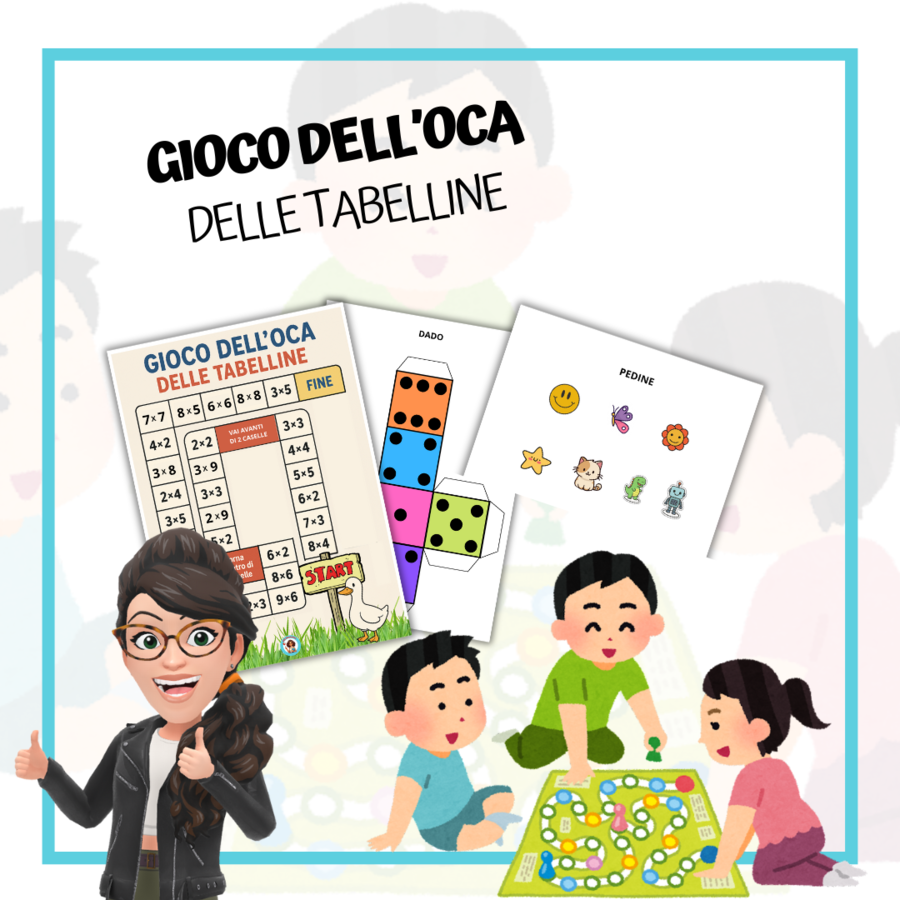 GIOCO DELL’OCA DELLE TABELLINE