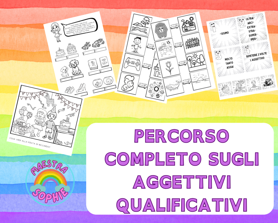 AGGETTIVI DI GRADO POSITIVO, COMPARATIVO E SUPERLATIVO PERCORSO COMPLETO