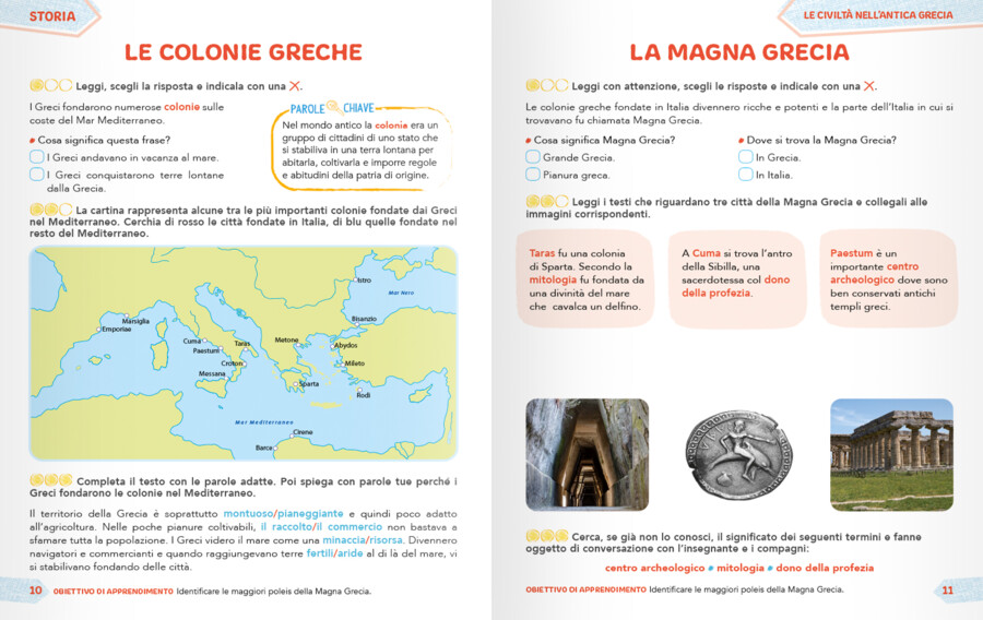 SUPER ESERCIZI GRADUATI PER L'INCLUSIONE - STORIA E GEOGRAFIA 5