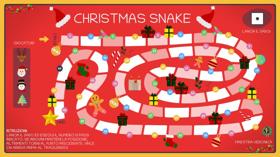 CHRISTMAS SNAKE - GRAMMATICA E ORTOGRAFIA