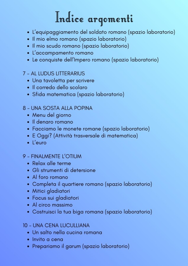 MARCO E LUCIO: DUE BAMBINI DELL' ANTICA ROMA
